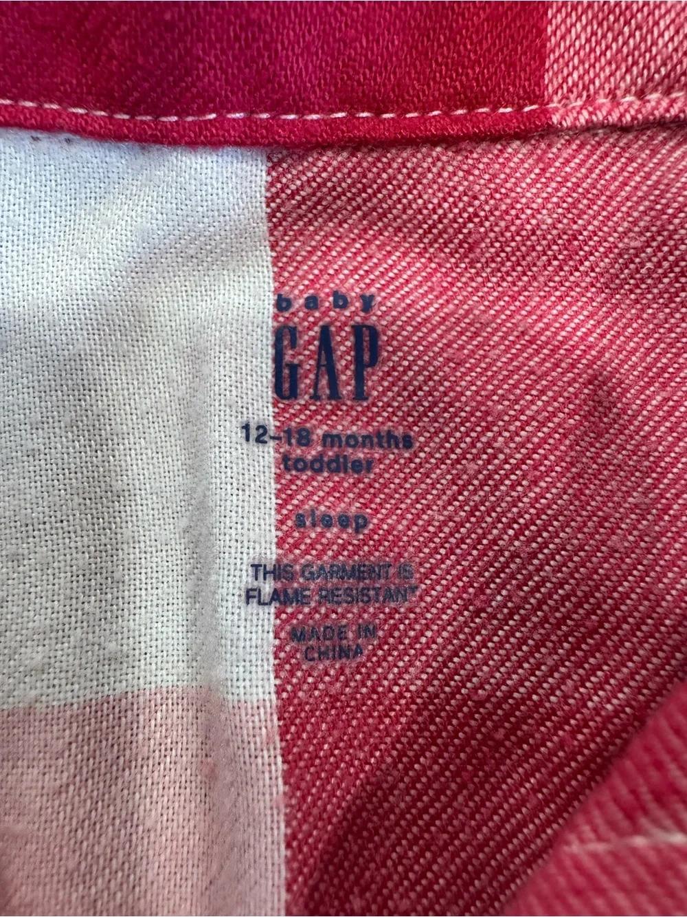 GAP soft plaid